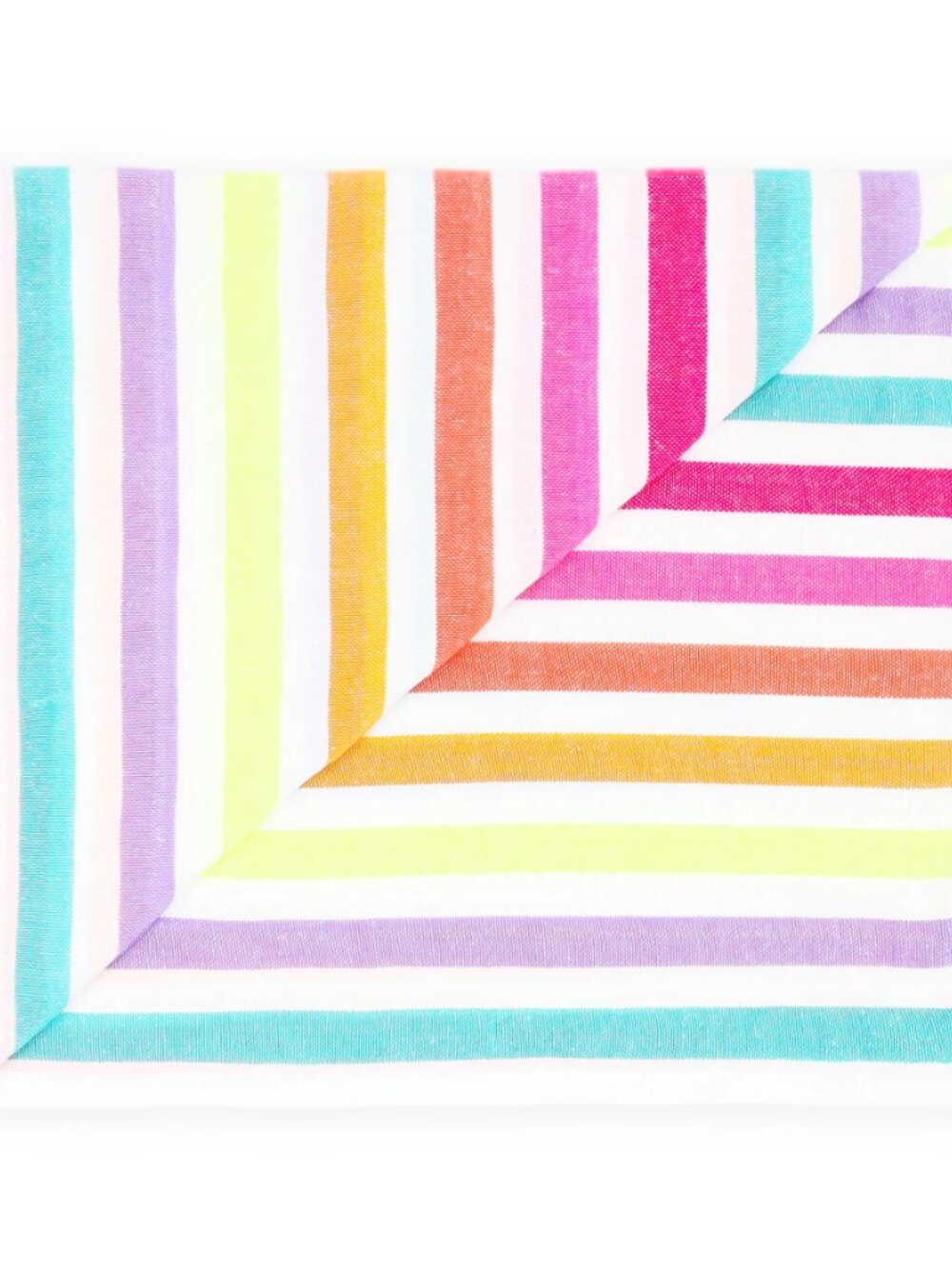 Las Bayadas Rainbow Stripe Towel Blanket + Tote Bag Set | Made in Mexico - Picture 5 of 7